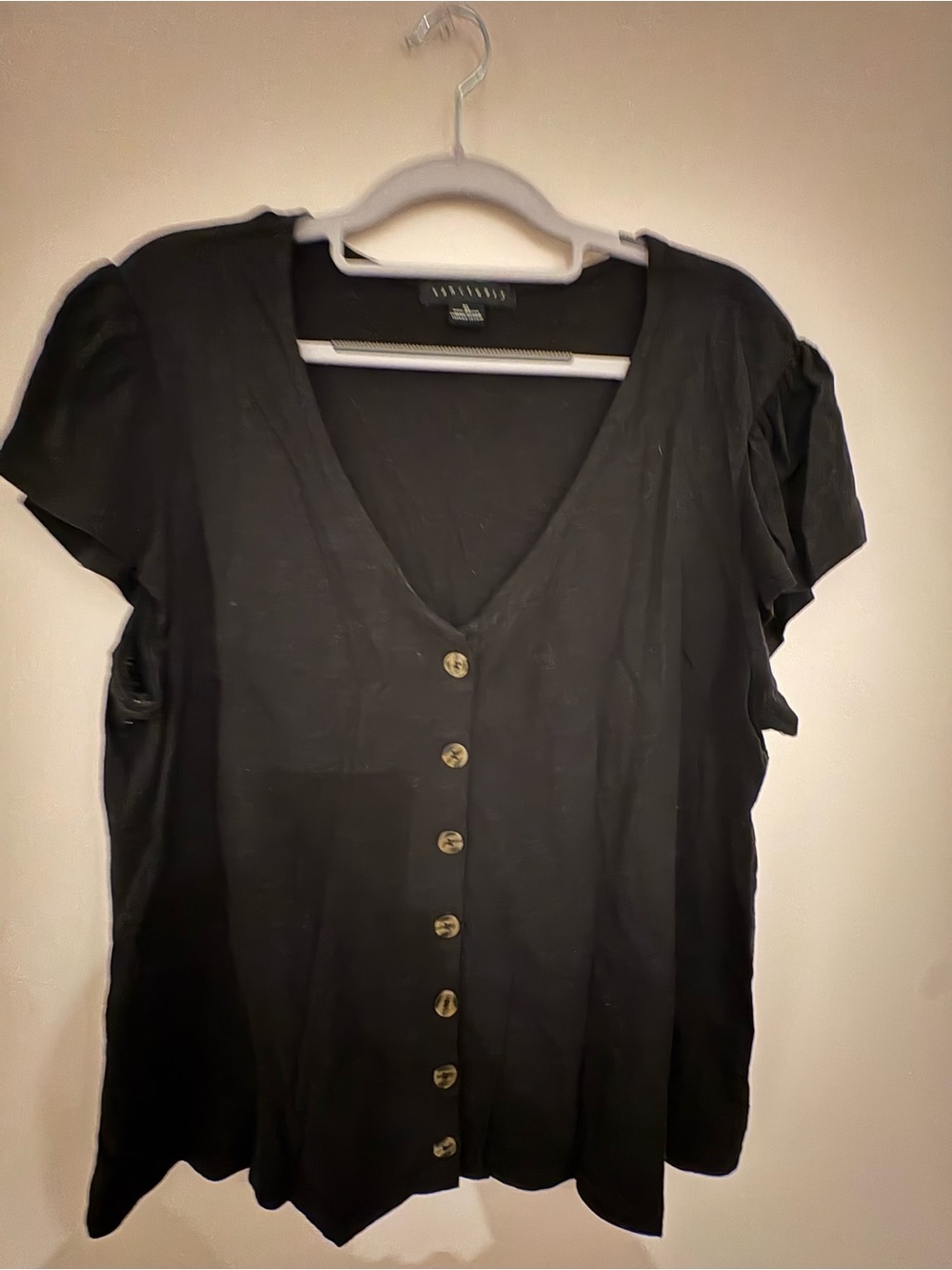 EUC SANCTUARY Women's Black Blouse XL